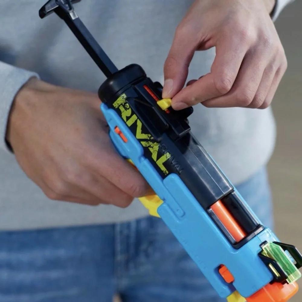 Nerf Rival Fate XXII-100 Blaster - Blue, Orange, and Yellow